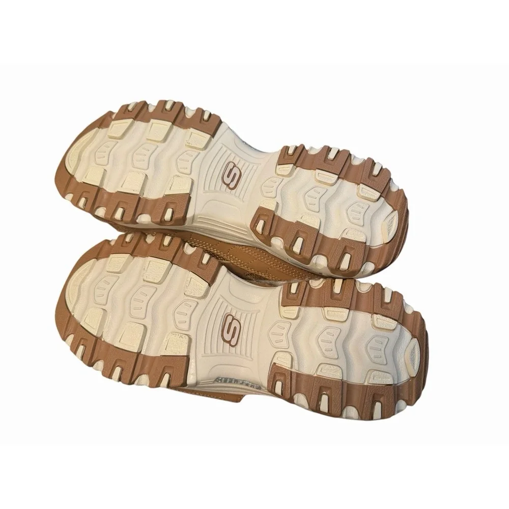 Skechers Women's D'Lites Comfy Step Slip-On Sneaker Style 149783 Sz 6.5 Chestnut